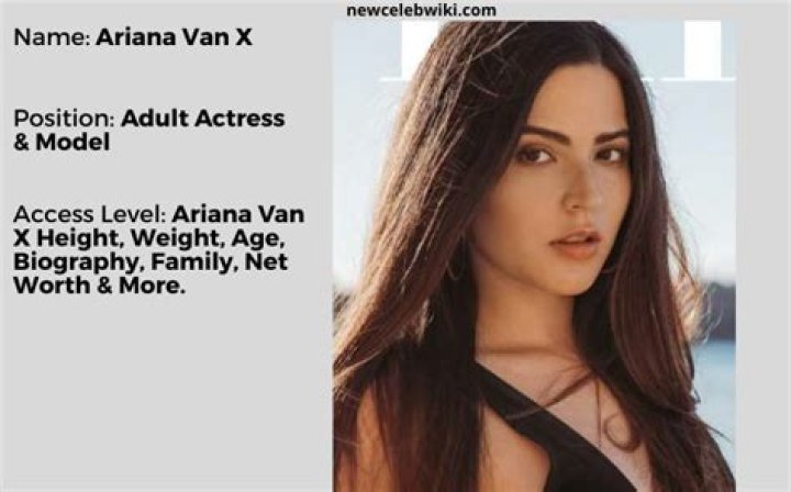 Ariana Van X Pics celebzbiography.com